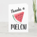 Recherche de tranche de pastèque vœux cartes Fruit