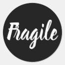 Recherche de boîte fragile autocollants Minimaliste