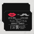 Recherche de moustache mignonne invitations Bientôt maman