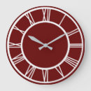Recherche de rouge foncé horloges Mur