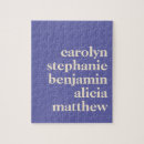 Recherche de typographie puzzles Pour eux