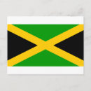 Recherche de drapeau de la jamaïque cartes postales Caraïbe