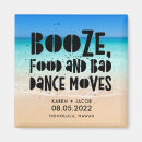 Recherche de drôles mariage magnets Plage