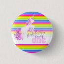 Recherche de licorne colorée badges Jeune fille