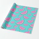 Recherche de motif fruit papier cadeau Rose et vert