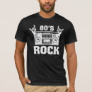 Recherche de musique des années 80 tshirts Pour lui