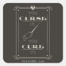 Recherche de malédiction autocollants Magique