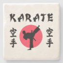 Recherche de kanji japonais dessous de verres Karaté