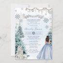 Recherche de winter wonderland quinceanera invitations Flocons de neige