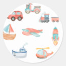Recherche de avion rouge autocollants Transport