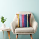 Recherche de serape coussins Coloré
