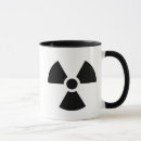 Recherche de radioactivité tasses Symbole