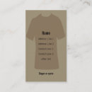 Recherche de shirts et cartes visite Chemise