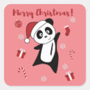 Recherche de panda noël autocollants Vacances