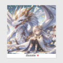 Recherche de dragon blanc autocollants Mystique