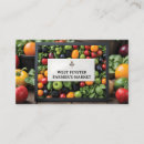 Recherche de fruit ou légume cartes visite Agriculteur