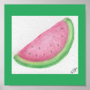 Recherche de tranches de pastèque posters Rose
