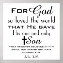 Recherche de john 3 16 posters Dieu