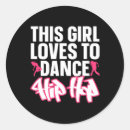 Recherche de danse hip hop autocollants Dancelière