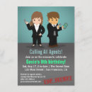 Recherche de agent secret invitations Fête