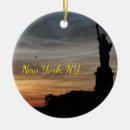 Recherche de statue de la liberté ornements Coucher de soleil