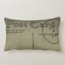 Recherche de carte postale vintage coussins Vert