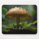 Recherche de champignons tapis souris Grenouille
