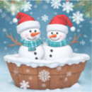 Recherche de dessin de bonhomme de neige autocollants Xmas