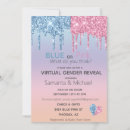 Recherche de rose de bleu invitations Révélation de genre