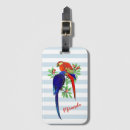 Recherche de oiseau bleu bagages étiquettes Perroquet