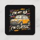 Recherche de vieille voiture cartes visite Classique