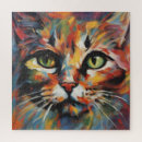 Recherche de peinture de chat puzzles Chaton
