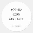Recherche de anneaux de mariage autocollants Noir et blanc