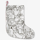 Recherche de chat noir chaussette de noël Motif