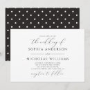 Recherche de point polka invitations Minimaliste