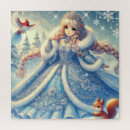 Recherche de la reine puzzles Hiver