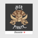 Recherche de pirate autocollants Squelette