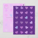 Recherche de pourpre cartes postales Pastel