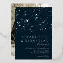 Recherche de bleu profond invitations Couple