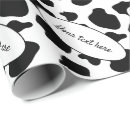 Recherche de taches de vache papier cadeau Noir et blanc