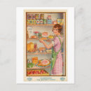 Recherche de manger cartes postales Vintage