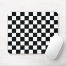 Recherche de damier noir et blanc tapis souris Carré