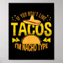 Recherche de cinco posters Tacos
