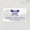 Recherche de voiture vintage cartes visite Client(e)