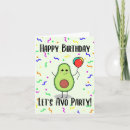 Recherche de avocado anniversaire cartes Parti