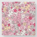 Recherche de motif kawaii dessous de verres Anime