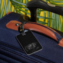 Recherche de roi noir bagages étiquettes Noir et blanc