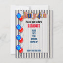 Recherche de barbecue 11x14 invitations Bleu