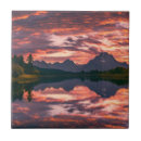 Recherche de paysage de montagne carreaux Le wyoming