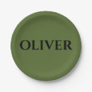 Recherche de olive green paper assiettes Olivier